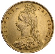 Half Sovereign Victoria Jubilee Head 1887 - 1893