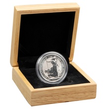 Oak Silver Coin Gift Box 1oz Coin 39mm