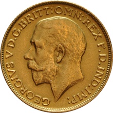 1928 Gold Sovereign Coin George V Melbourne
