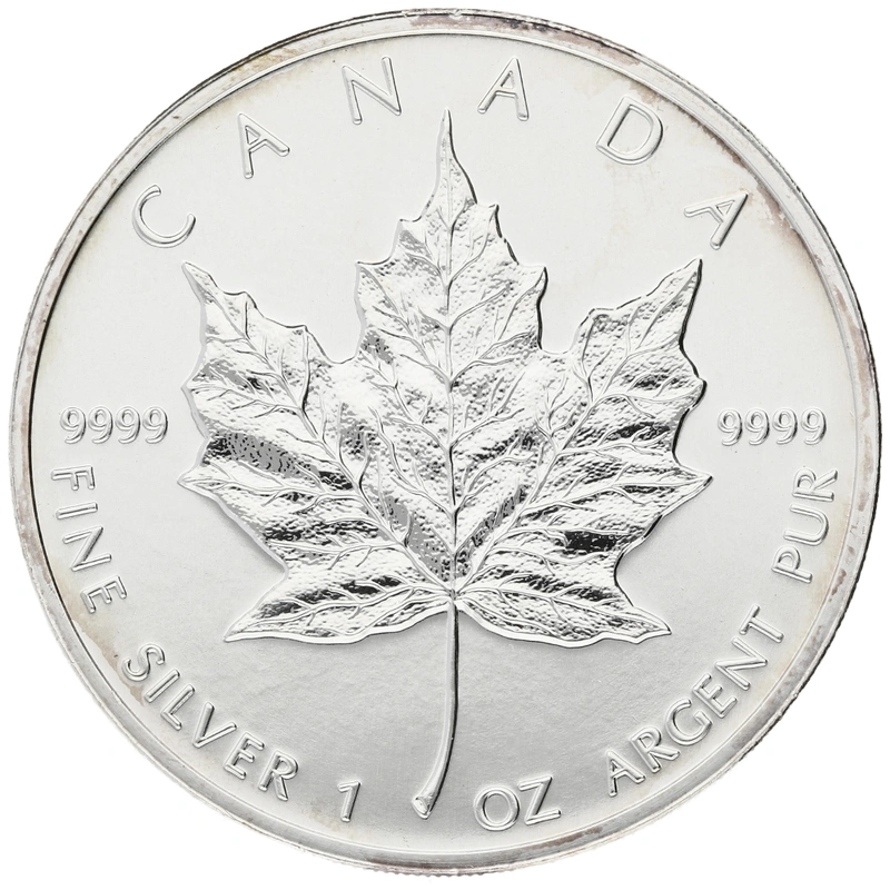 1996 Canadian Silver Maple Leaf Coin 1oz