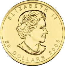 2008 Canadian Maple Leaf Gold Coin 1oz