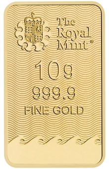 NEW 10g Gold Britannia Minted Bar