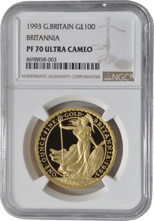 1993 Proof Gold Britannia Coin 1oz NGC PF70