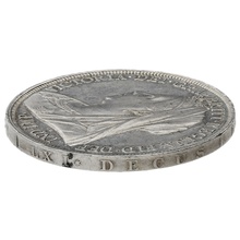 1897 Silver Crown Coin Queen Victoria Milled LXI