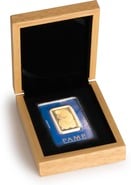 50g Gold Bar PAMP Lady Fortuna Gift Boxed