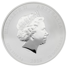 2018 Year of the Dog Silver Coin 10oz Perth Mint Australian Lunar Series