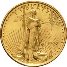 1999 1/10oz American Eagle Gold Coin