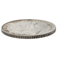 1871 Silver Sixpence Coin Queen Victoria Milled Die 31