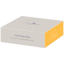 2024 City Views - Paris 1oz Proof Silver Coin Boxed