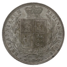 1886 Silver Half Crown Coin Queen Victoria