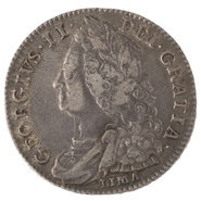 1746 George II 'Lima' Halfcrown - Good Fine