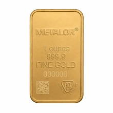 1oz Gold Bar Metalor