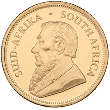 2017 Proof 1/4oz Krugerrand Gold Coin 50th Anniversary Privy Mark