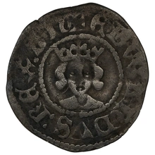 1361-1369 Silver Half Penny Coin Edward III Hammered Treaty Period