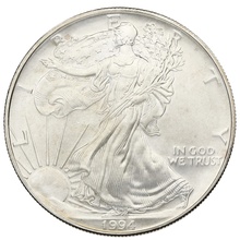 1994 American Silver Eagle Coin 1oz