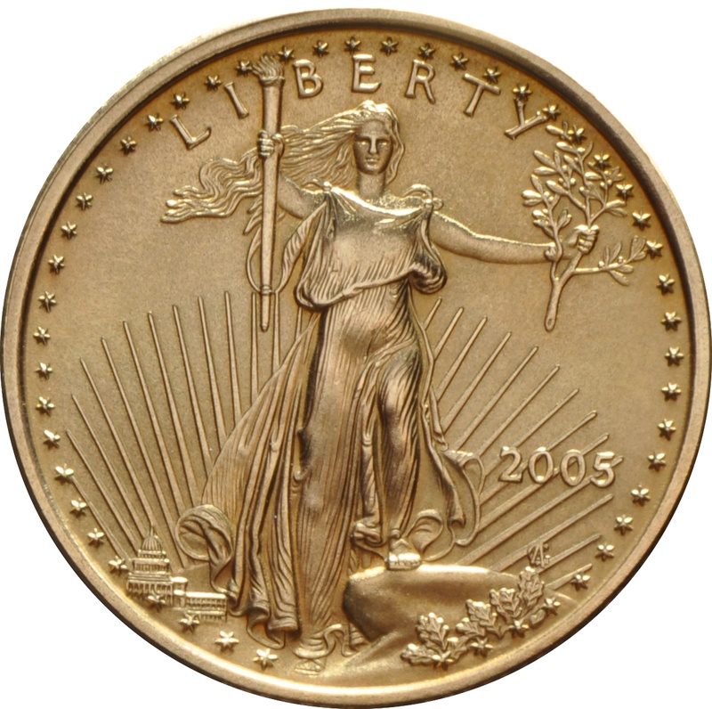 2005 Quarter Ounce Eagle Gold Coin