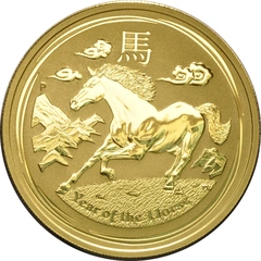 2014 Year of the Horse Gold Coin 2oz Perth Mint Australian Lunar Series