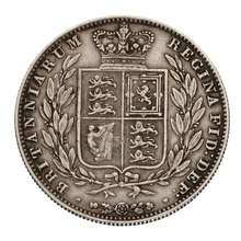 1849 Victoria Silver Halfcrown