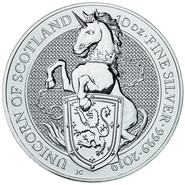 10oz Silver Coin, The Unicorn - Queen's Beast 2019