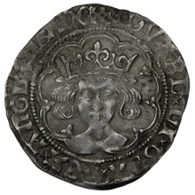 1477-1480 Silver Groat Fourpence Coin Edward IV mm Pierced Cross