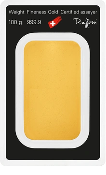 Argor-Heraeus 100g Gold Bullion Minted Bar