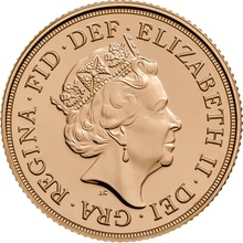 2018 Gold Half Sovereign Elizabeth II Fifth Head