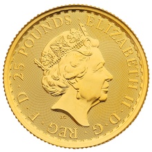 2023 1/4oz Gold Britannia Coin Queen Elizabeth II