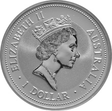 1995 Australian Kookaburra Silver Coin 1oz