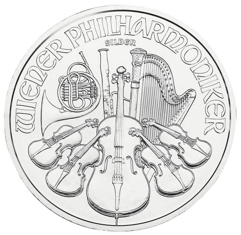 2021 Austrian Philharmonic Silver Coin 1oz