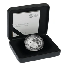 2019 Proof 1oz Silver Britannia Coin Boxed