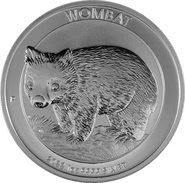 2022 1oz Silver Australian Wombat