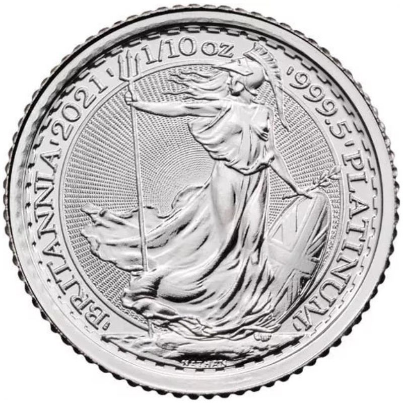 2021 1/10oz Platinum Britannia Coin