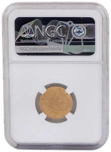 1878 Gold Half Sovereign Queen Victoria Young Head Shield Back NGC Graded MS61