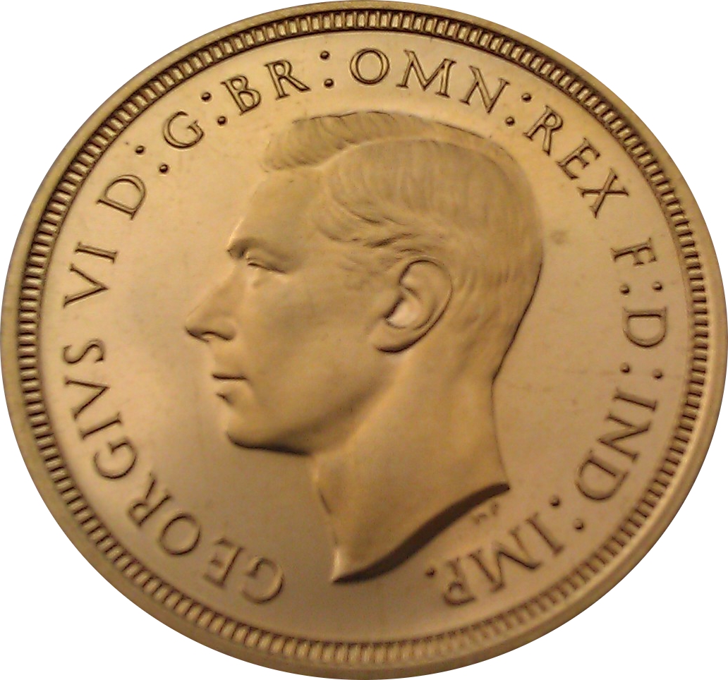 1937 Gold Sovereign VI £1,564