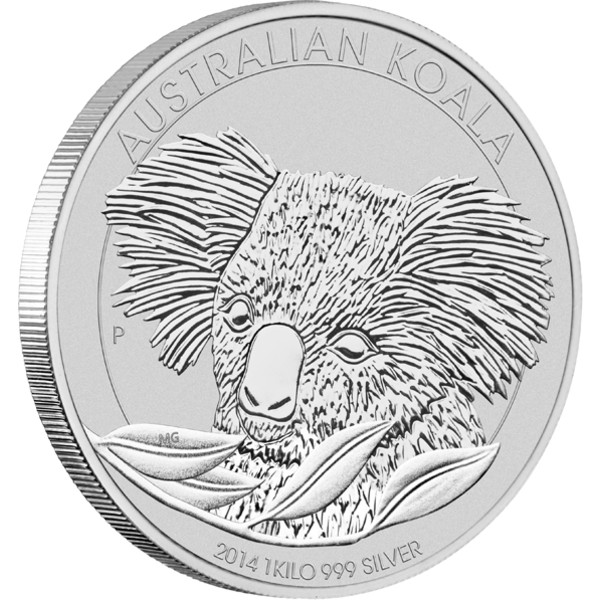 2014 1kg Silver Australian Koala