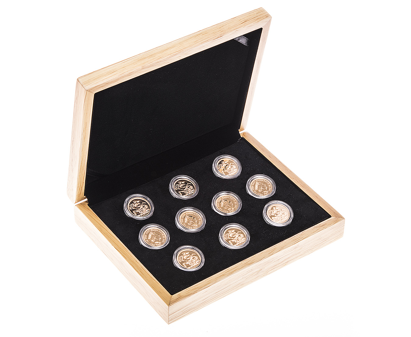 Ten 2017 Sovereign Gold Coin in Gift Box