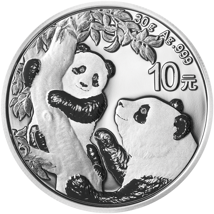 2021 30g Chinese Panda Silver Coin