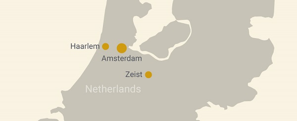 Dutch Bank Map
