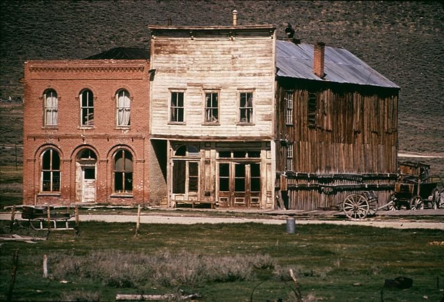 One of America's gold rush ghost towns - Bodie, California.
