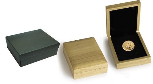 Gift box options for gold investment gifts