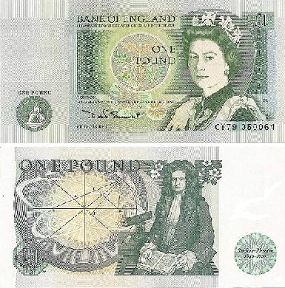 One pound notes
