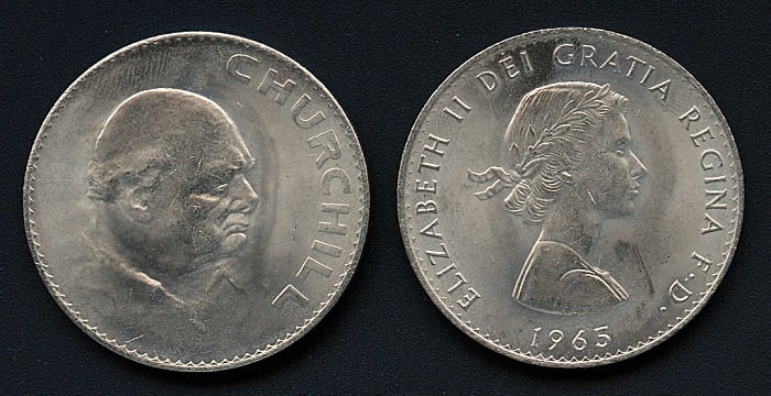 Commemorative Churchill Crown coin