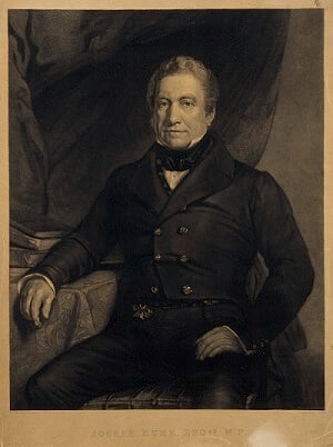 Joseph Hume, the man who lobbied for the new Groat coin, more commonly known as the Joey coin.