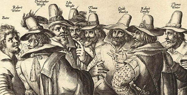 The Gunpowder Plot conspirators.