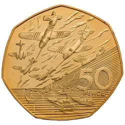 D-Day Landings commemorative 50p.
