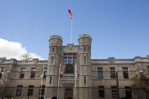 The Royal Canadian Mint building in Ottawa.