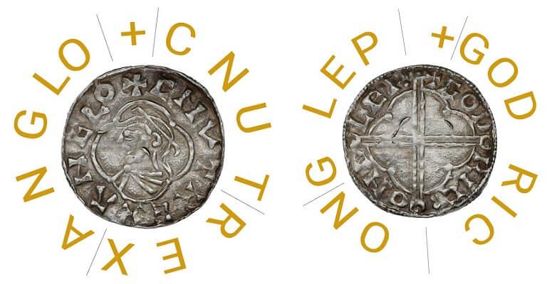 Identifying the inscription of a hammered silver coin.