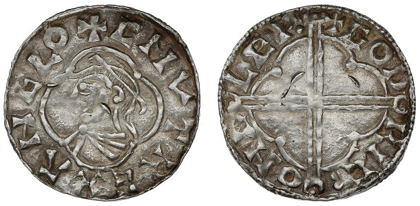 A hammered King Cnut silver Penny.
