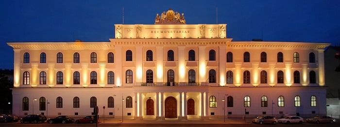 The Austrian Mint building in Vienna.