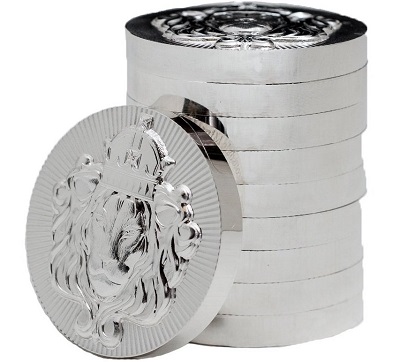 2oz Scottsdale silver rounds.
